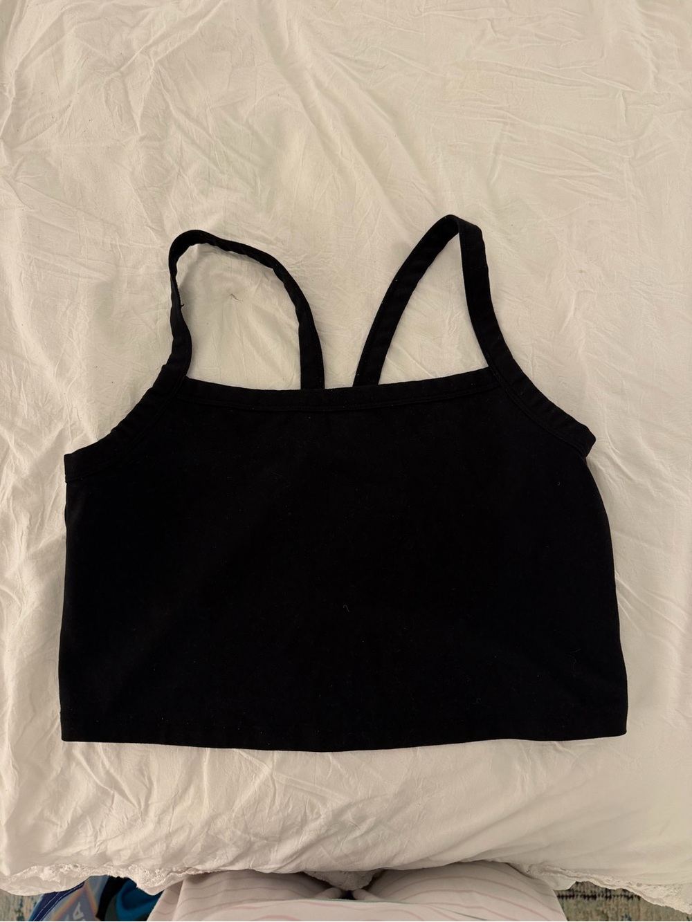 wild fable Black Cropped Tank Top